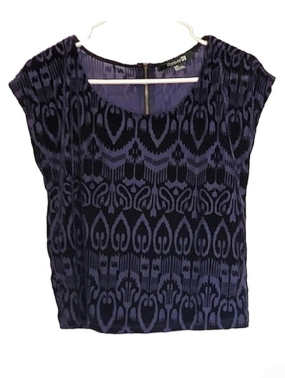 1171 * Forever 21 Burnout Velvet Crop Top Size Juniors S